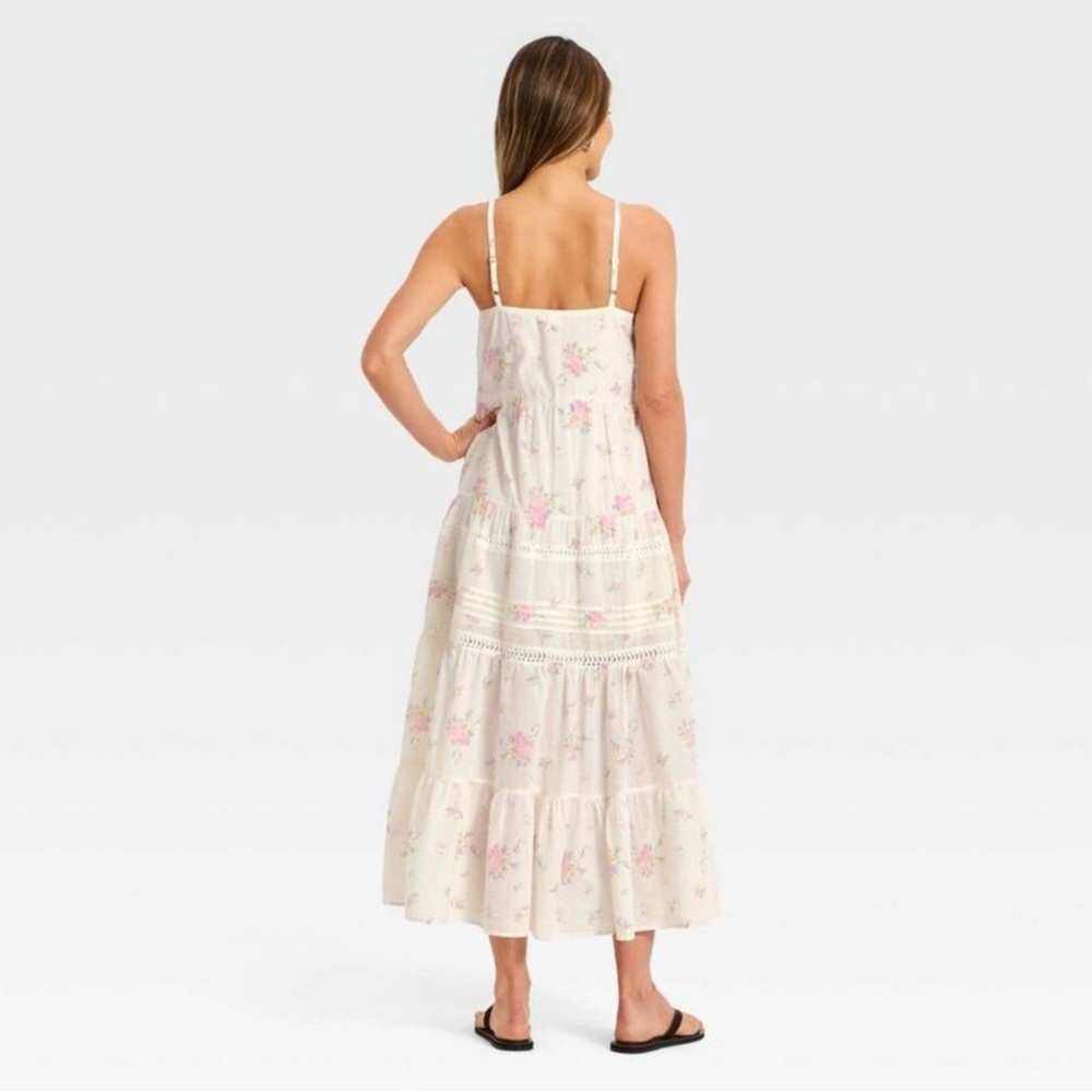a new day Cream and Pink Floral Maxi Dress - Picture 2 of 2